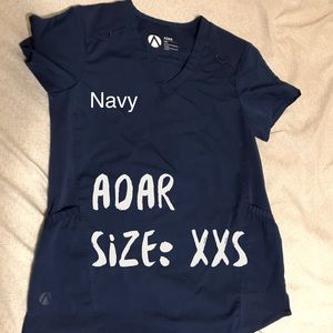 Adar Scrub Top - Navy
